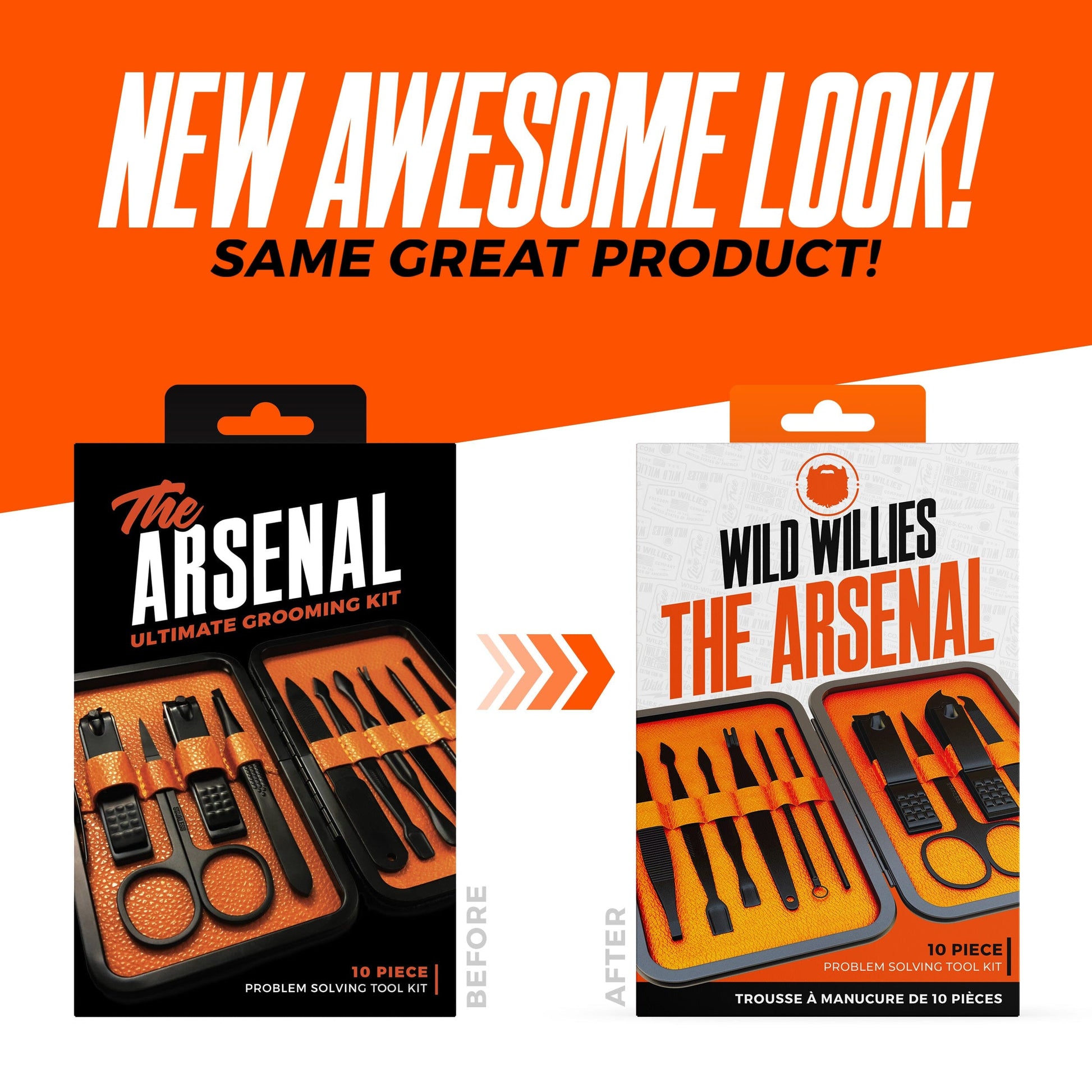 Arsenal Mens Grooming Kit Tools Wild-Willies 