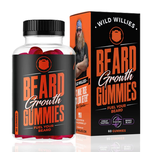 Beard Growth Supplement Beard Growth Wild-Willies Gummies 