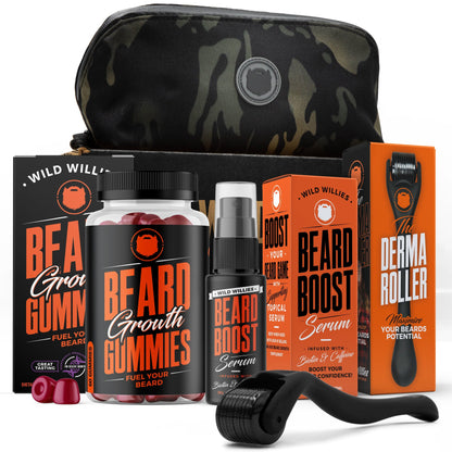 The Grower Kit Beard Growth Wild Willies Gummies 